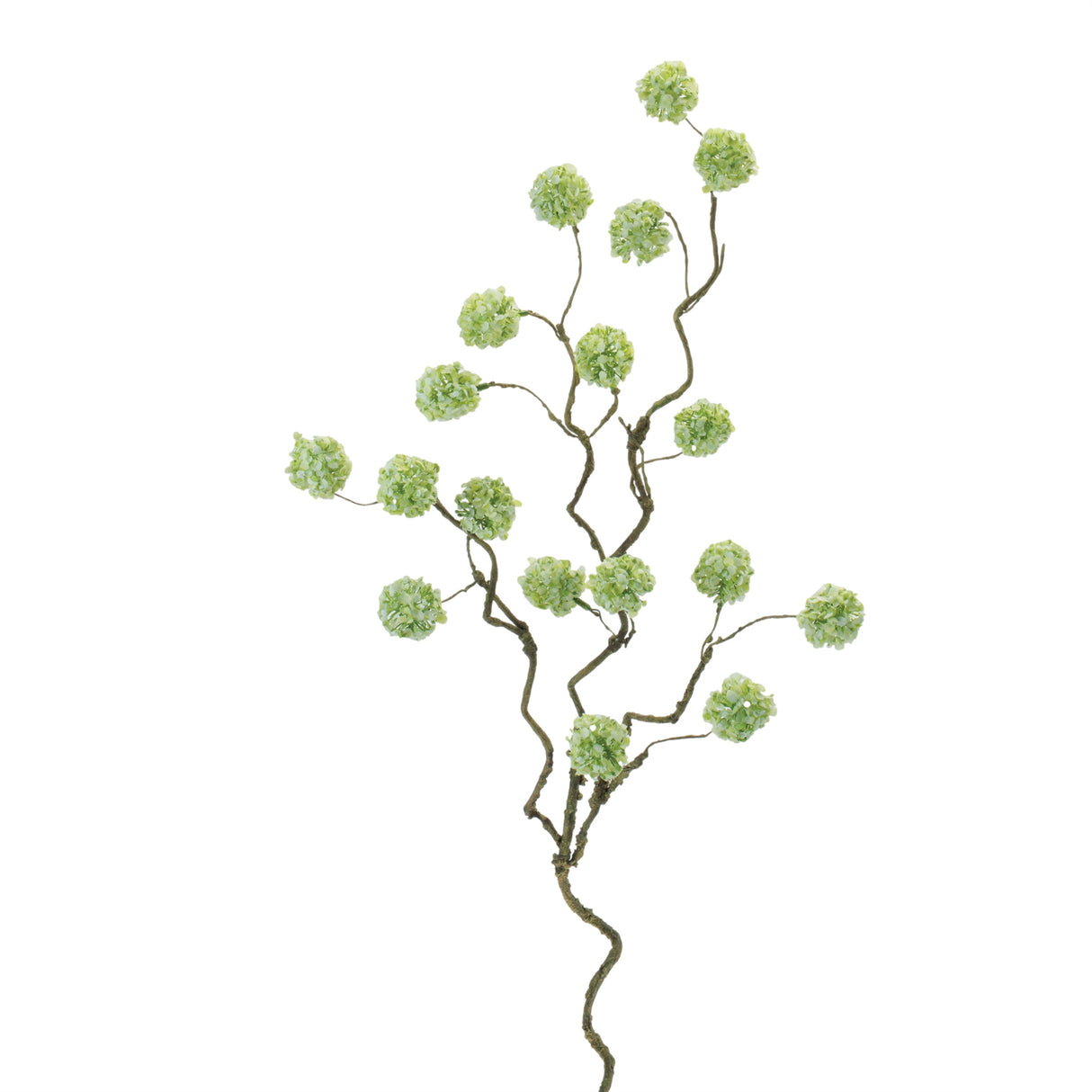 Snowball-floral-branch-(set-of-6)-Christmas-Decor