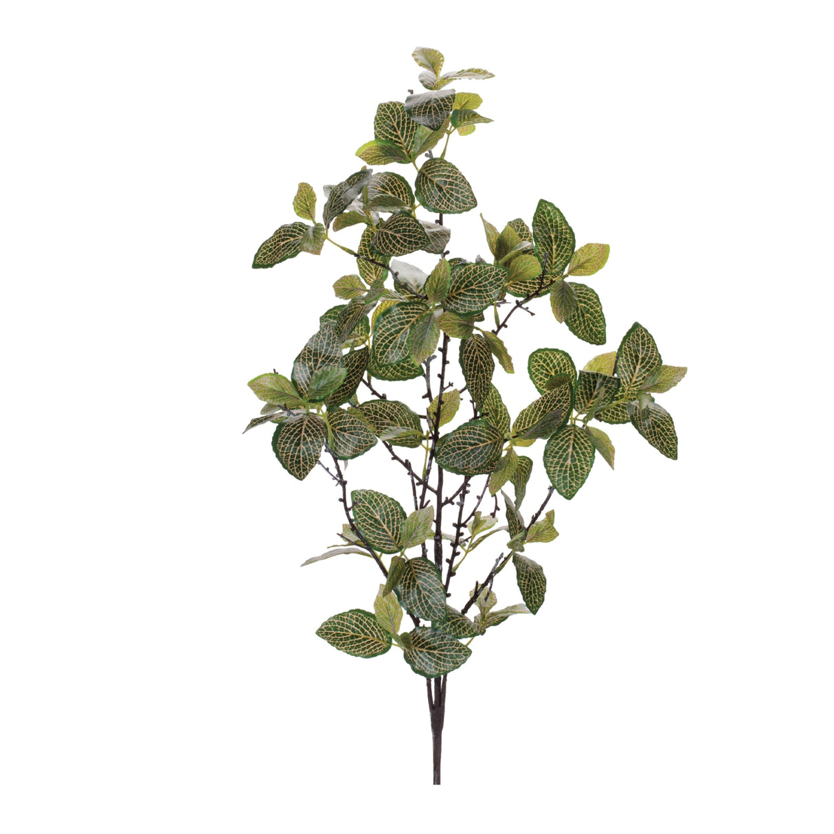 Mosaic-Leaf-Spray-(Set-of-4)-Artificial-Flowering-Plants