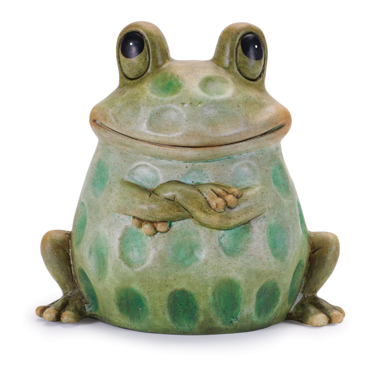 Terra Cotta Sitting Garden Frog (Set of 4)