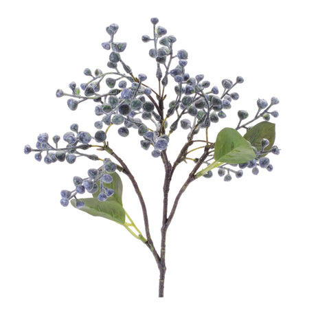 Blue-berry-foliage-pick-(set-of-24)-Artificial-Flowering-Plants