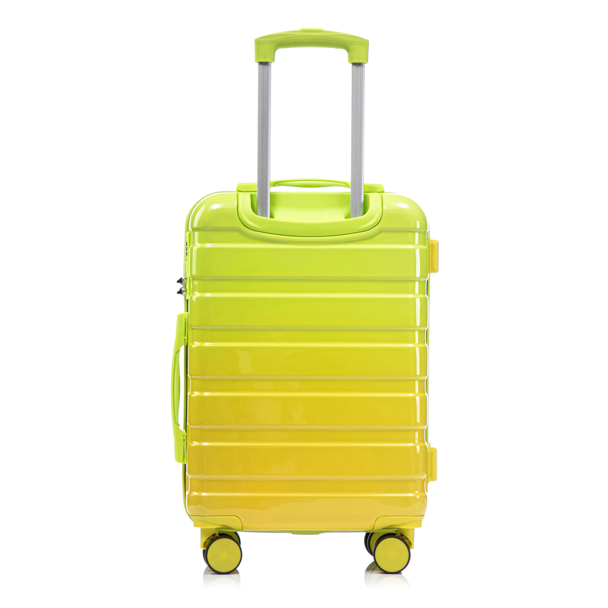 14'/20' 2-Piece PC Spinner Wheel Luggage Set with Gradient Color and Lock