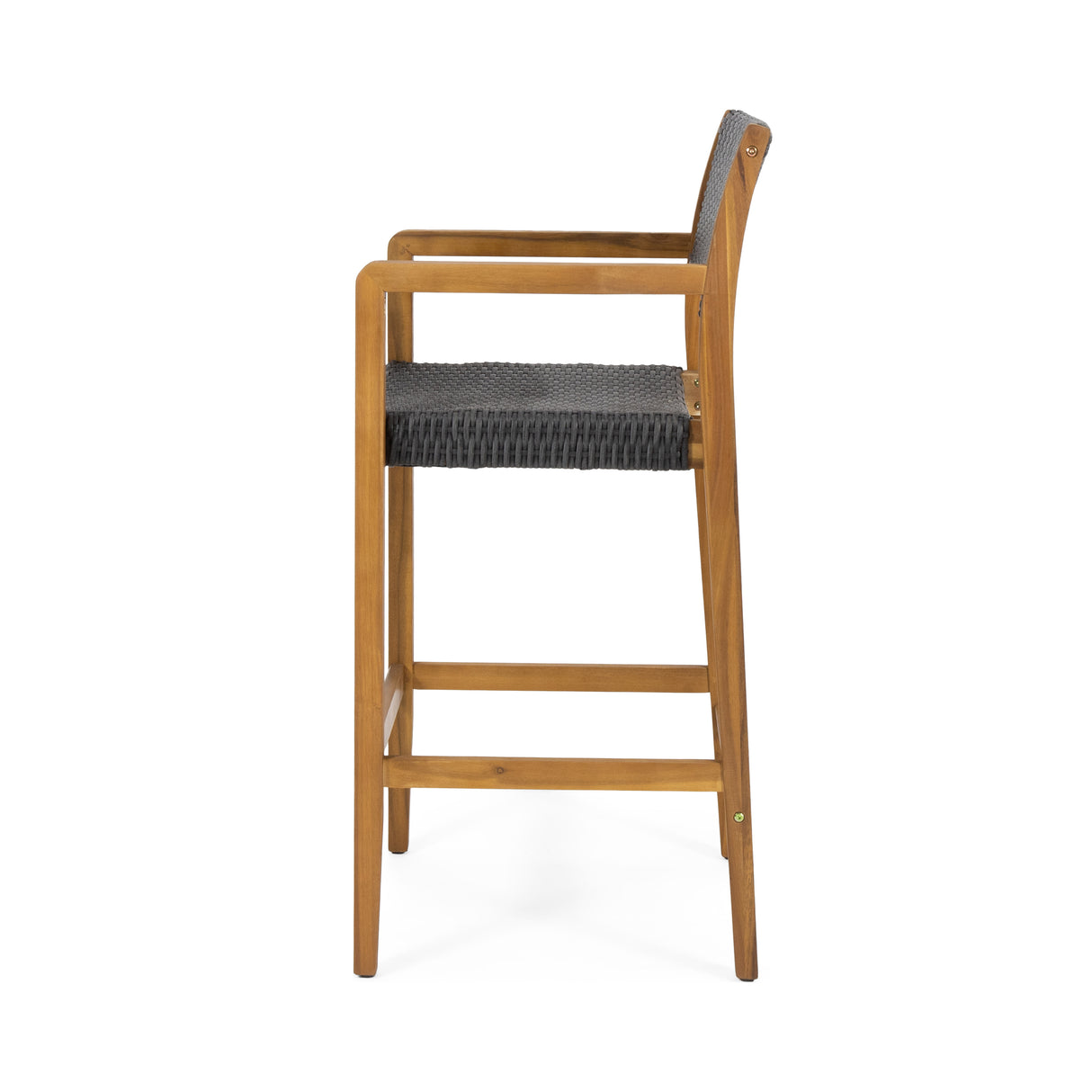Wicker bar stools set of 2
