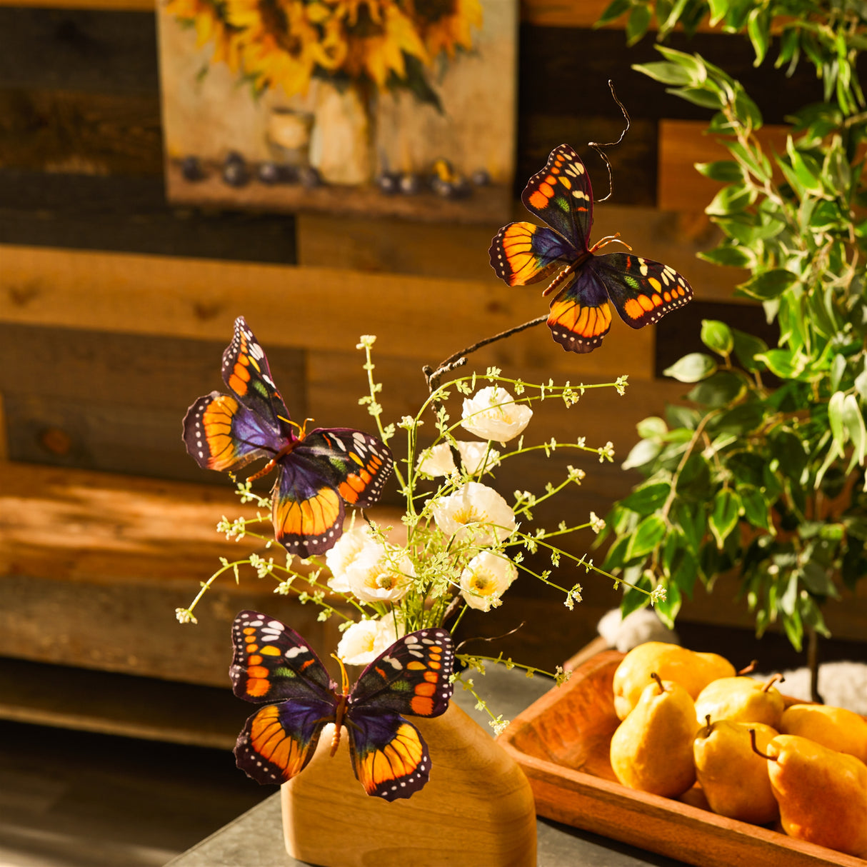 Butterfly twig spray (set of 4)