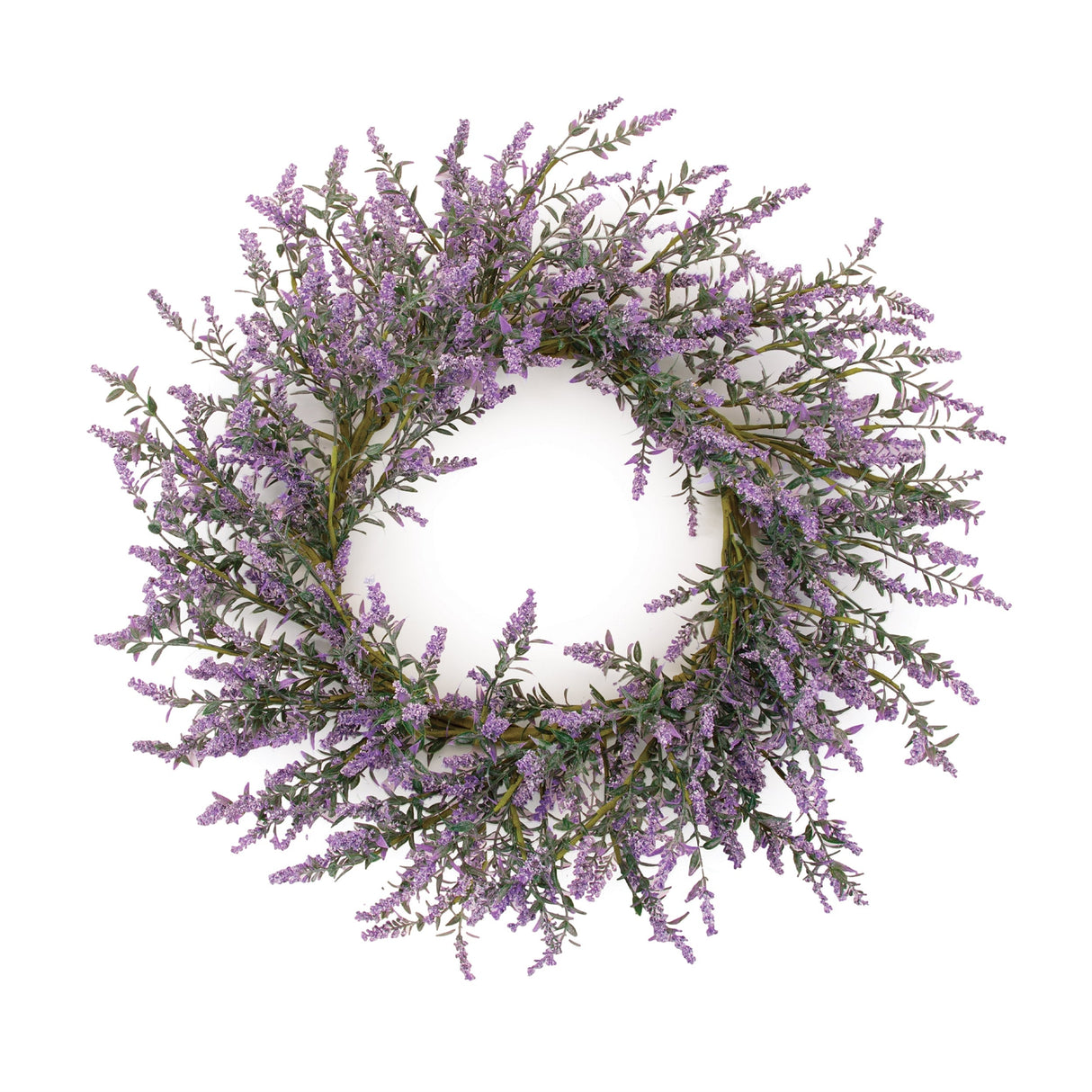 Lavender Floral Wreath 20"D