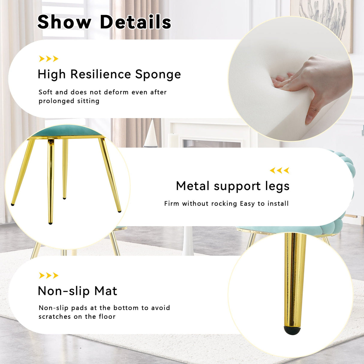 Puffy Bubble, Ball Chain Chairs For Dining Room