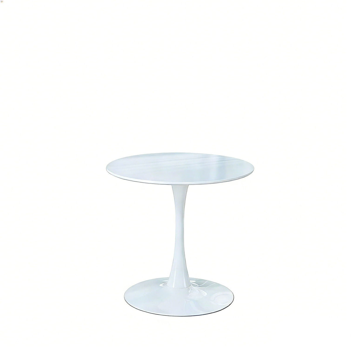 Mid-Century Tulip Dining Table with Round Top and Pedestal Base - Multiple Colors