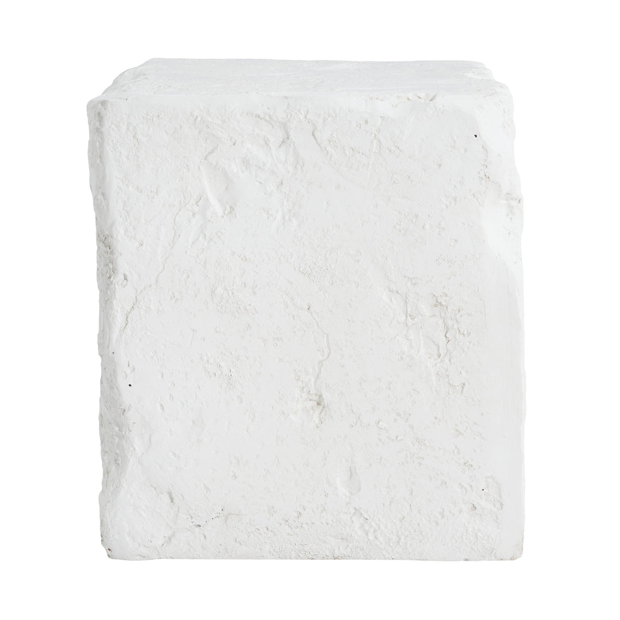 Lyra Outdoor Patio Karst Cave Inspired MGO Side Table White