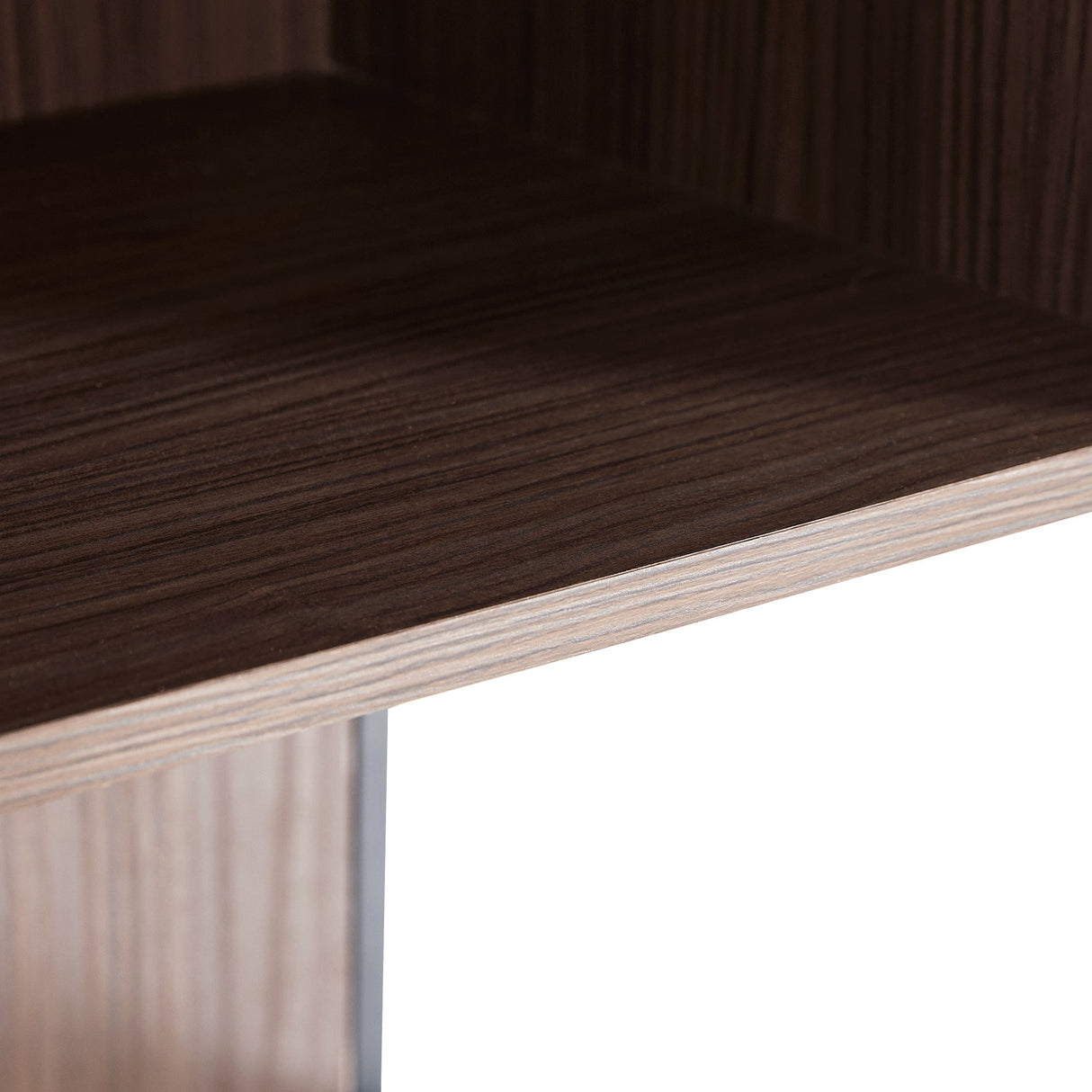 Modern Minimalist 51.2'' Tall Lighted Display Cabinet with Tempered Glass