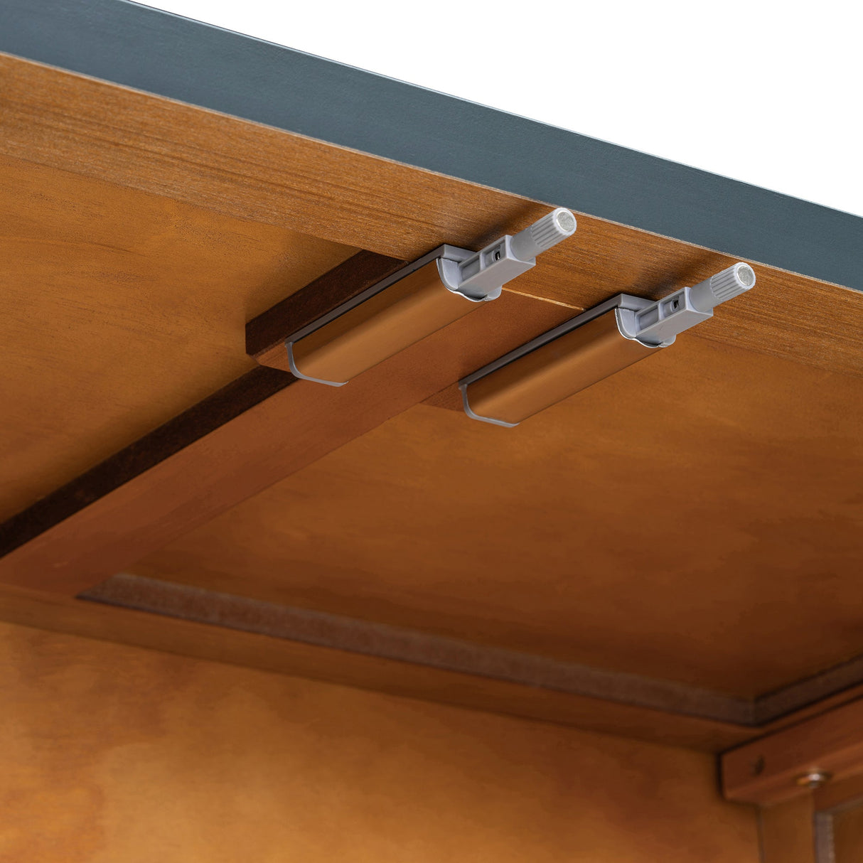 Arched Storage Cabinet with Glass Doors