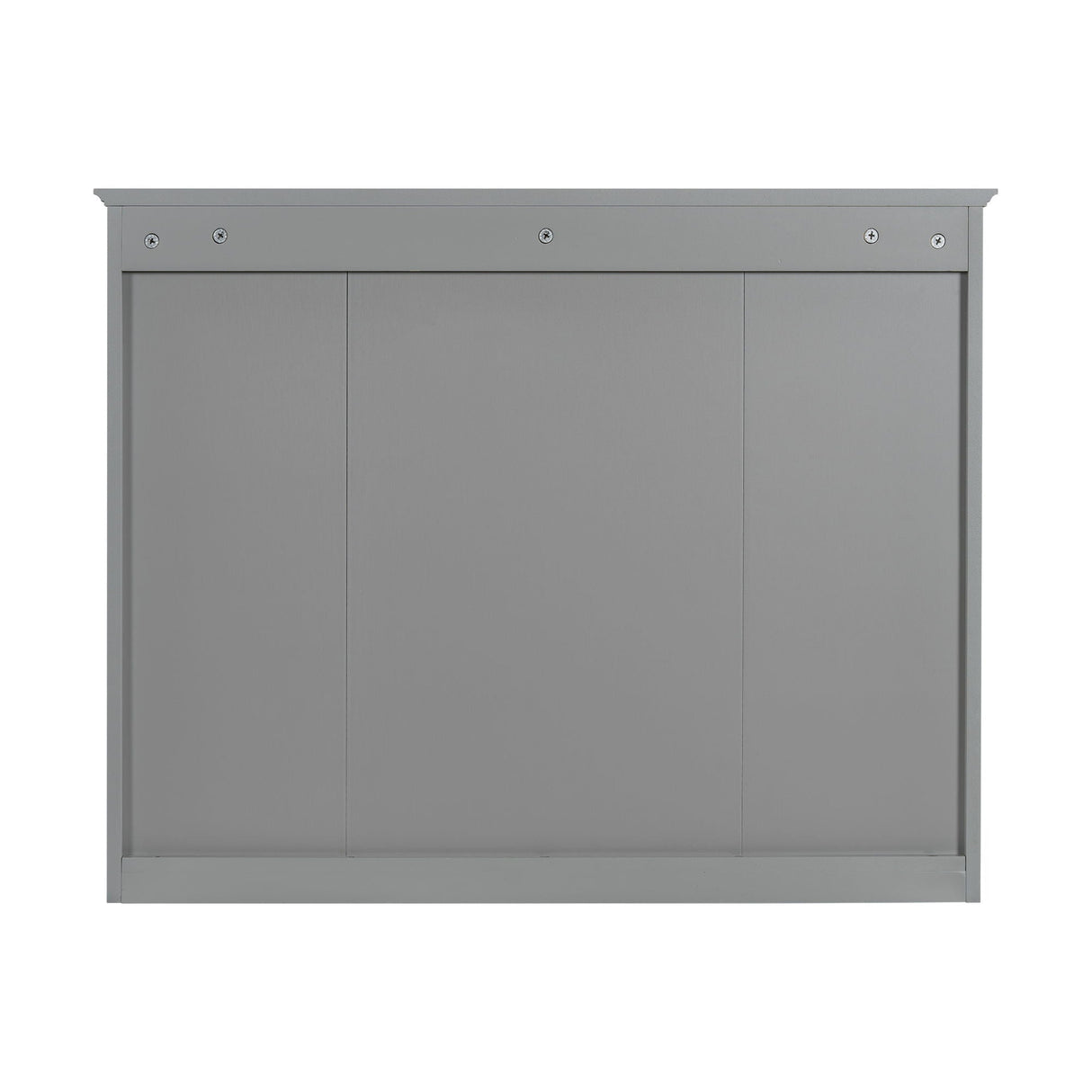 Bathroom Vanity With Mirror Cabinet, Single Sink With 2 Soft Closing Doors And 4 Drawers