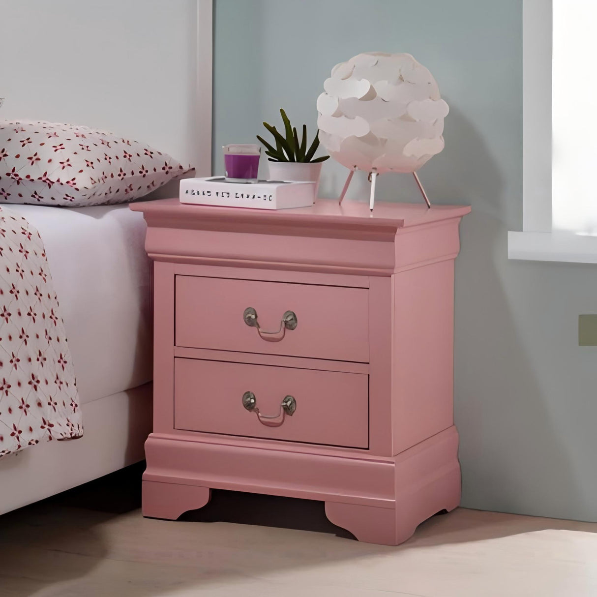Louis Phillipe - Nightstand - Wood