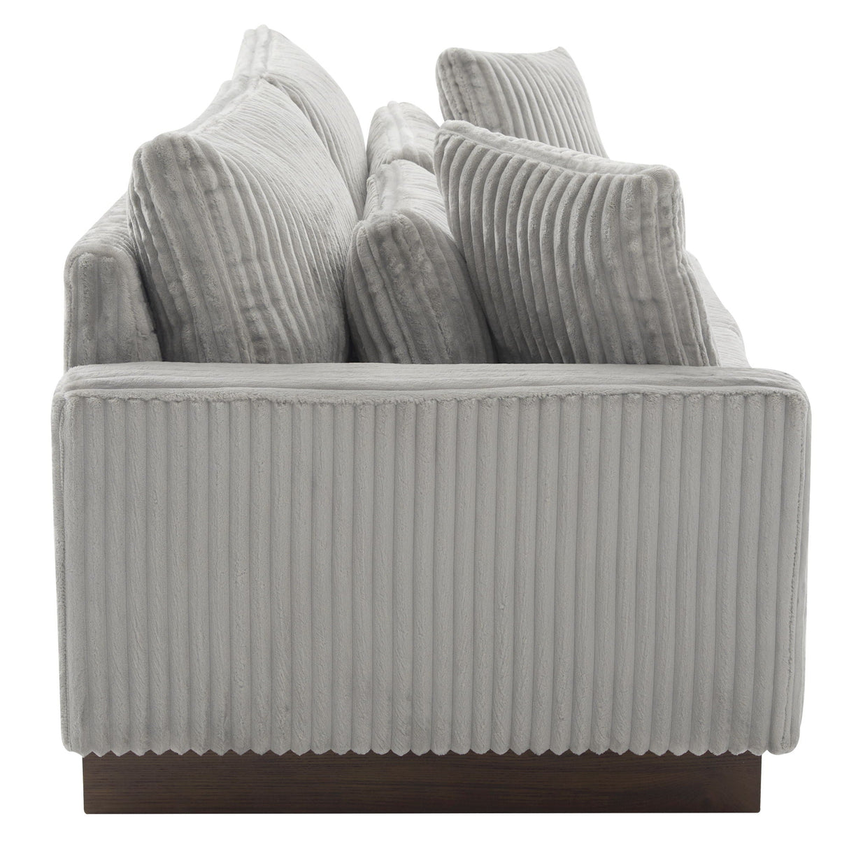 Modern Loveseat Sofa With 4 Pillows