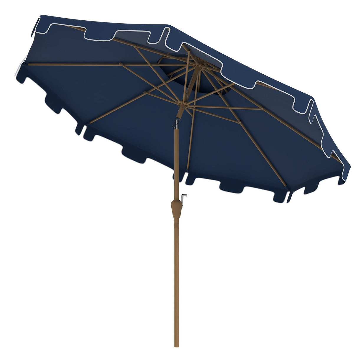 Outsunny 9' Patio Umbrella with Push Button Tilt and Crank