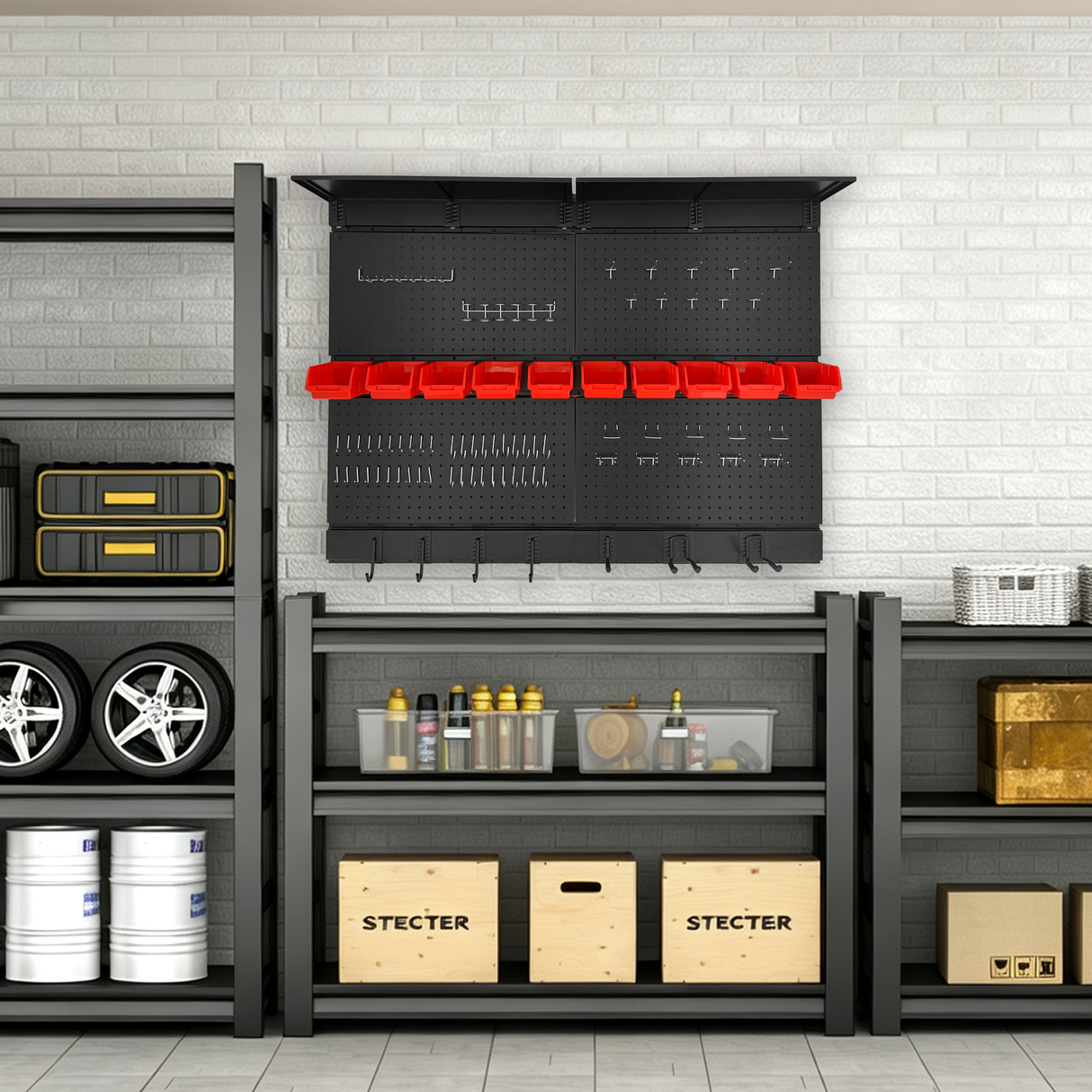 Pegboard Wall Organizer