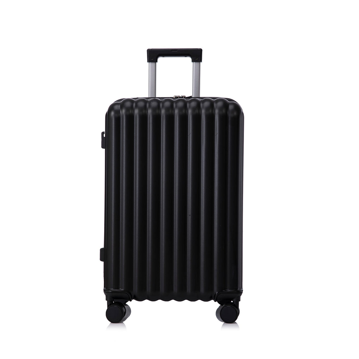 ABS Spinner Wheel Luggage Carry On Suitcase with Cup Holder and USB Port