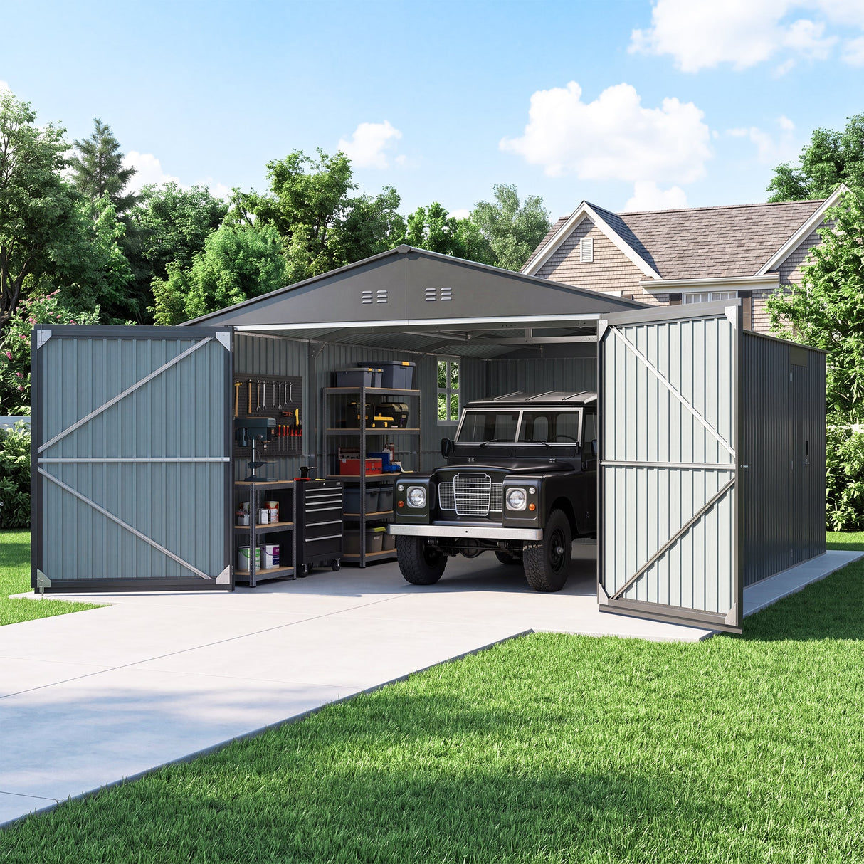 Outdoor Storage Shed 20x13 FT