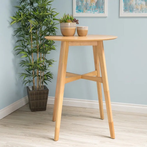 Mid-Century Modern Round Bar Table