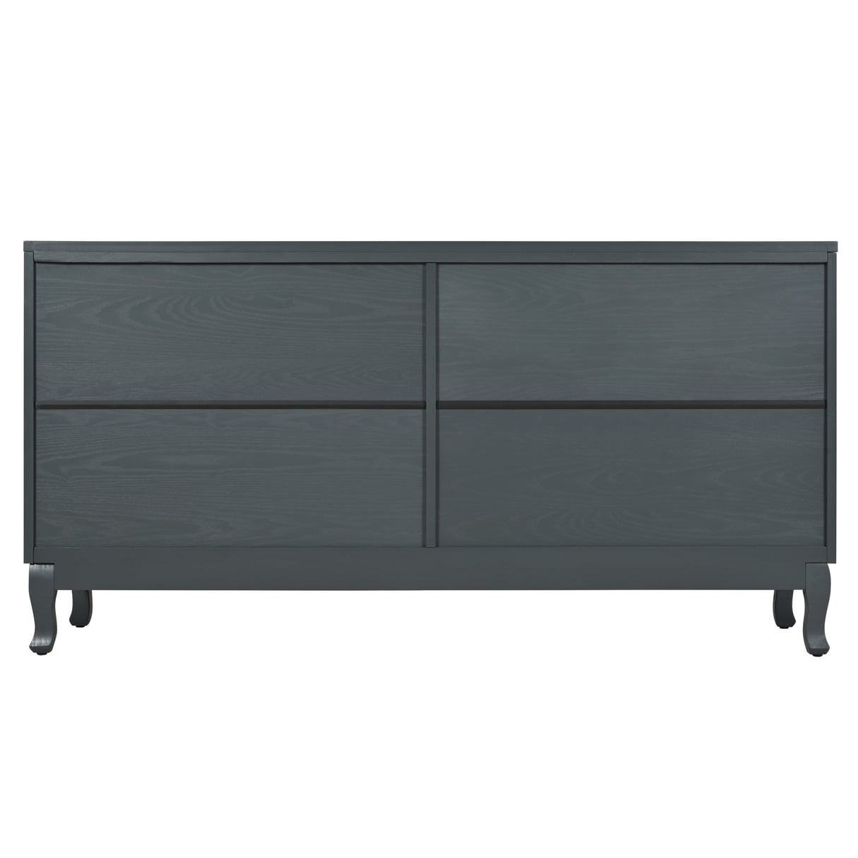 Retro Industrial Grey 4-Door Sideboard