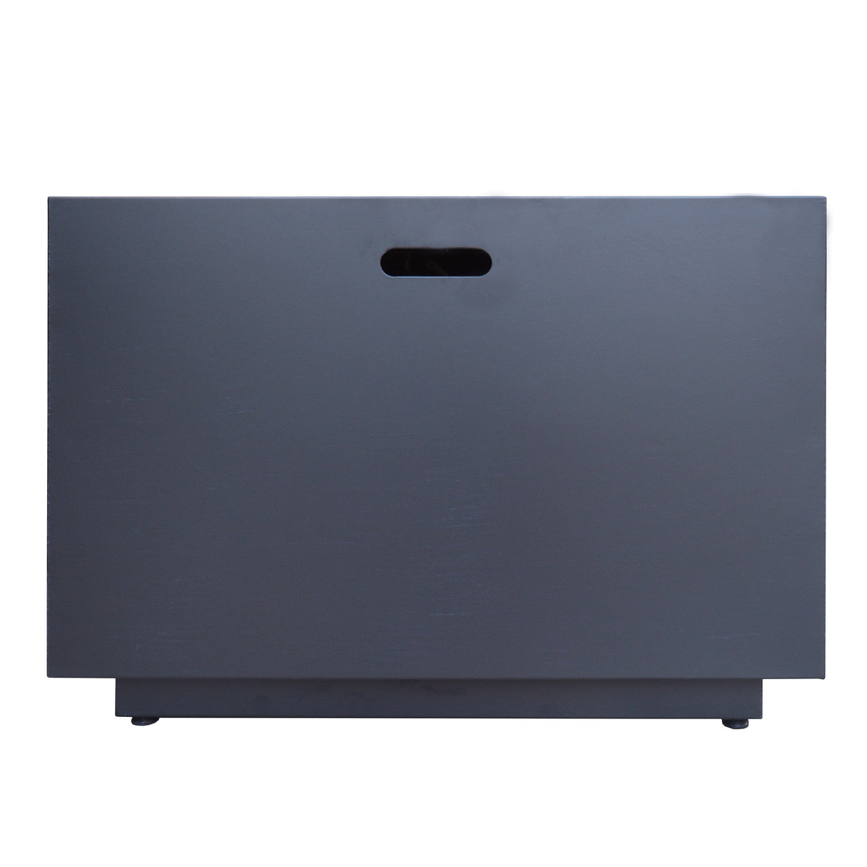 Outdoor Patio Propane Fire Pit 24" H x 31" W Square Iron Gas-burning Fire Pit