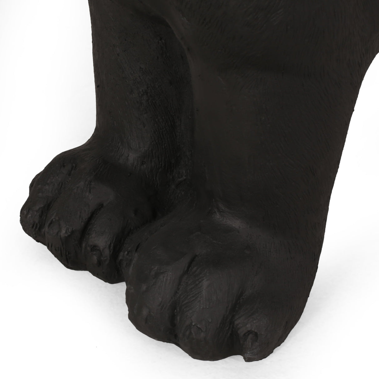MGO Dog Bench - Outdoor Labrador Design, Matte Black