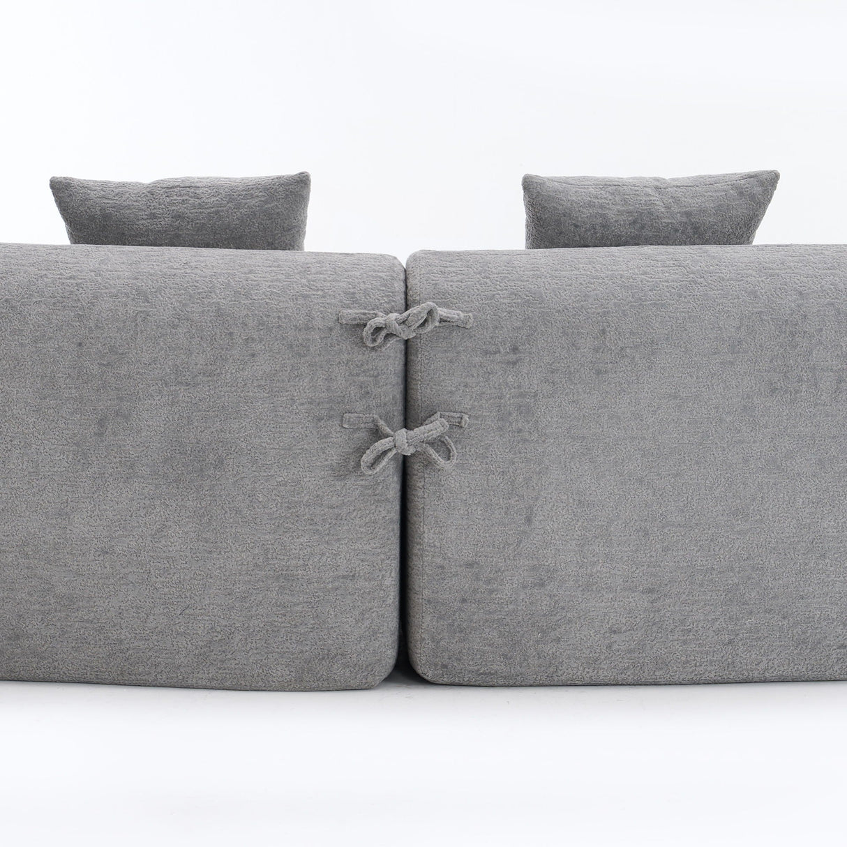 4 Seater Sofa With Fabric, 30D, 60 Hardness Full Sponge, 4 Pillow For Living Room, Home Furniture Sleeper Sectional Sofa For Apartment