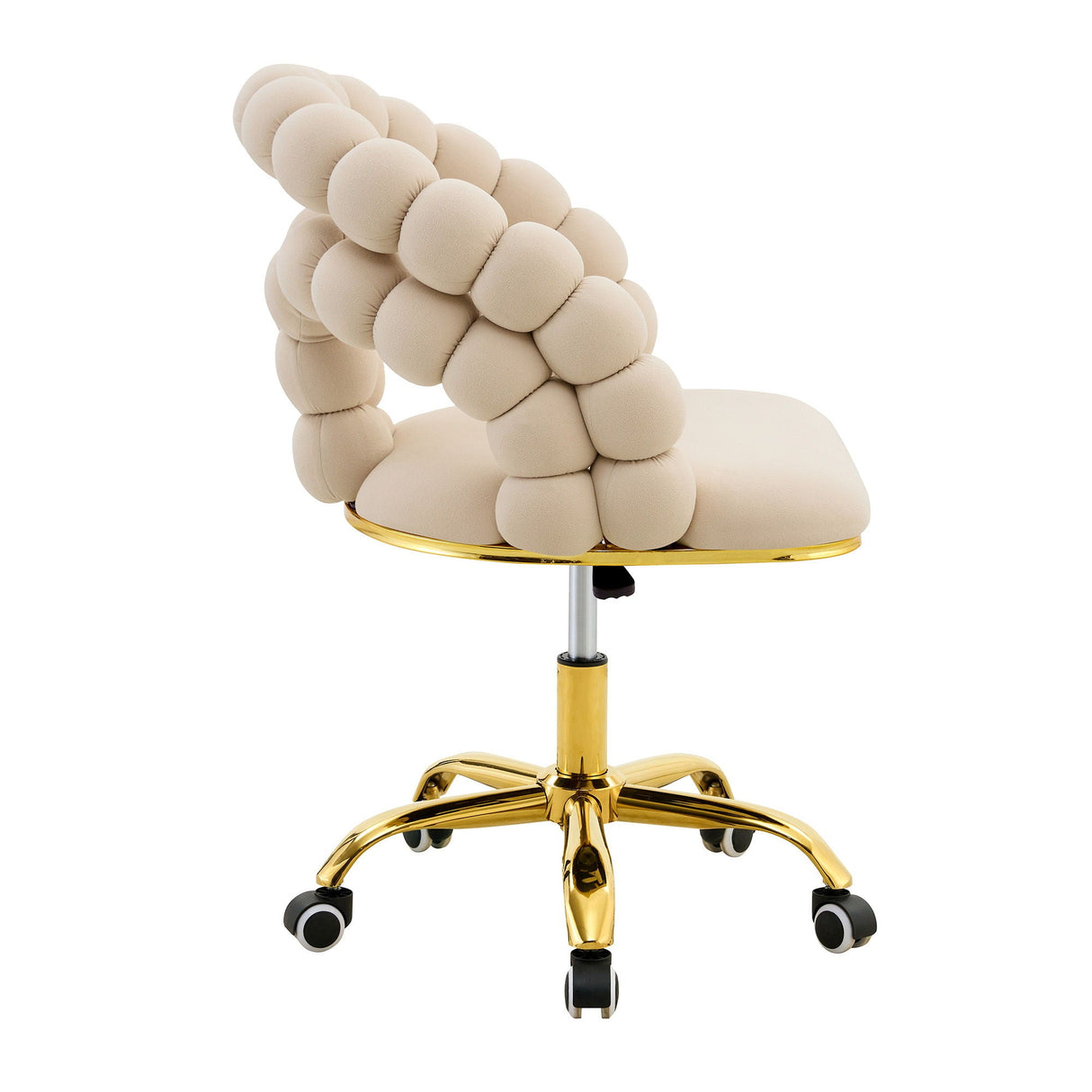 Puffy Bubble, Ball Chain Accent Chair With 5 Claw Casters