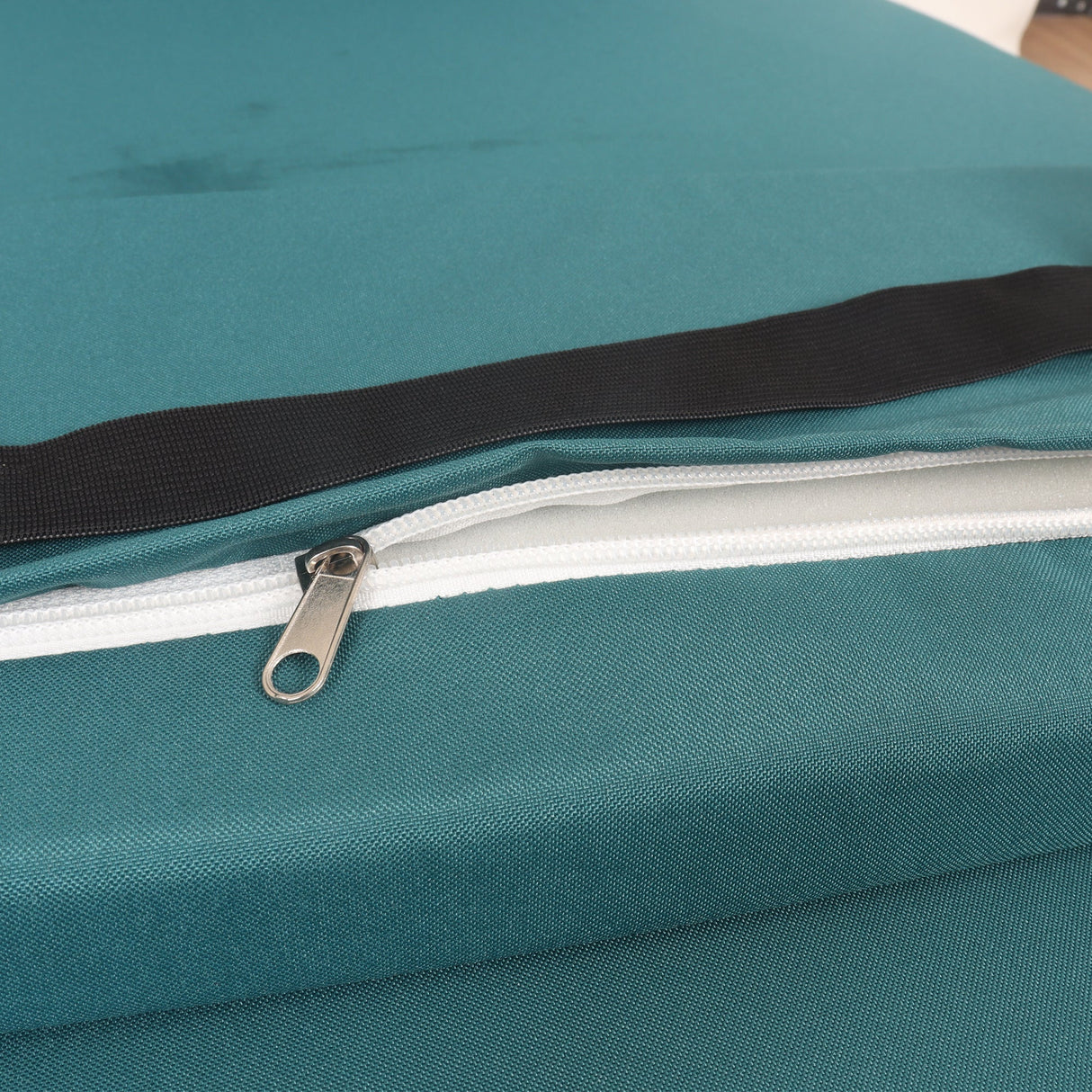 2-Piece Outdoor Chaise Lounge Cushion Set, Smoke Blue