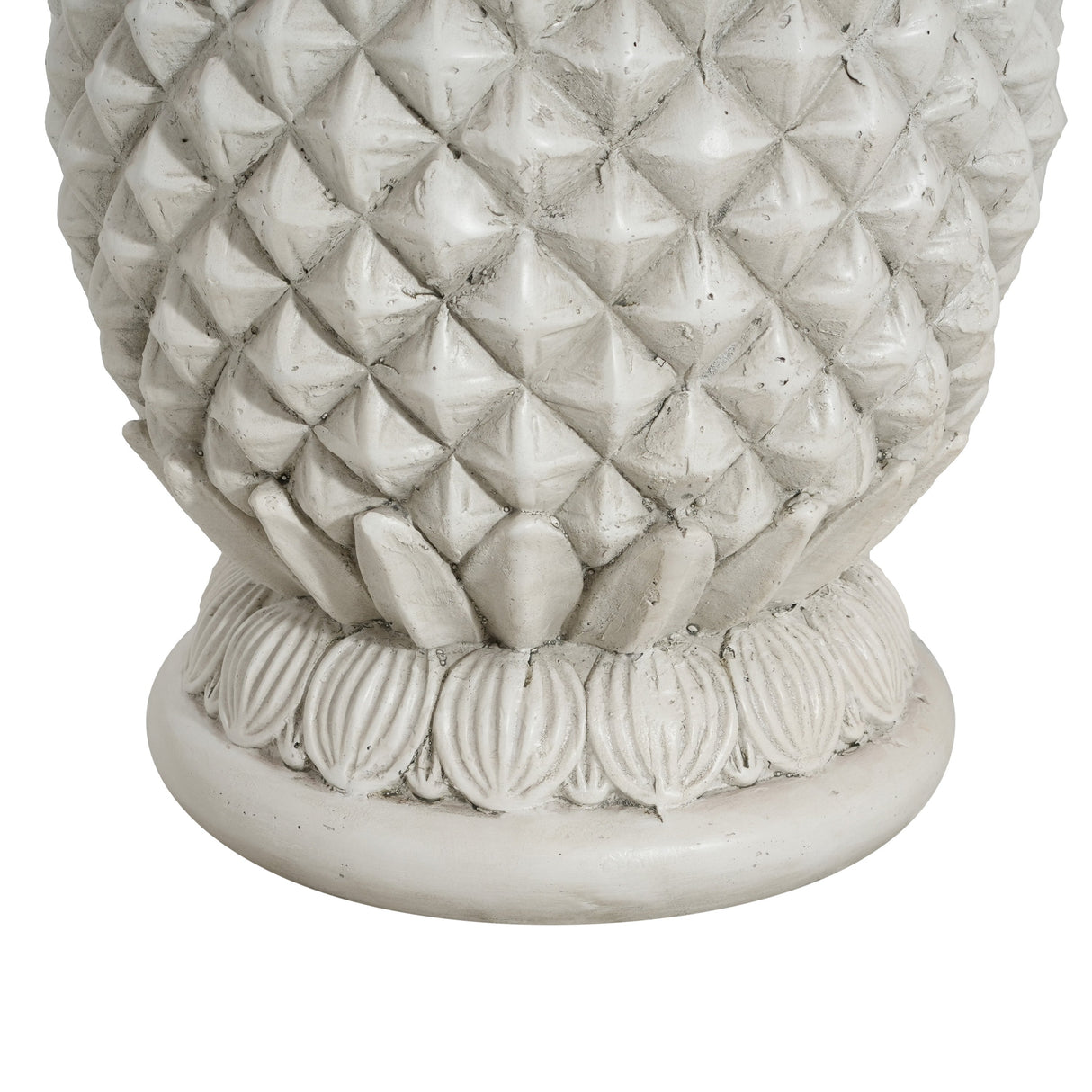 Lillian Outdoor Pineapple-Shaped Magnesium Oxide Umbrella Base