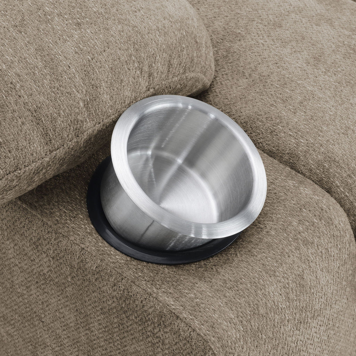 Beca - Upholstered Power Lift Recliner With Cupholders And USB Charging