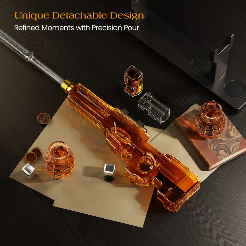 Sniper Whiskey Decanter Set