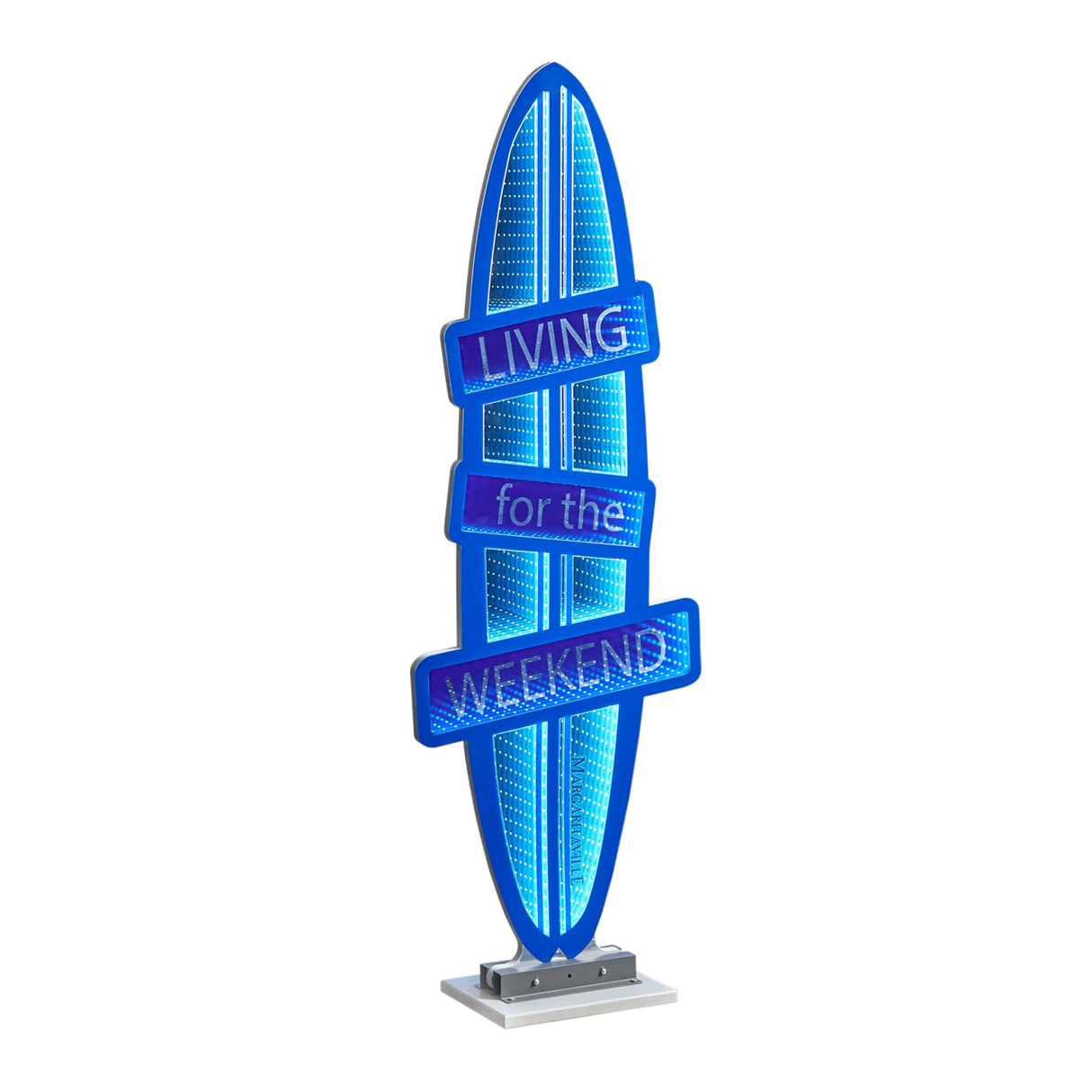 Margaritaville Surf Board EkkoLight 47"H Acrylic UL Plug