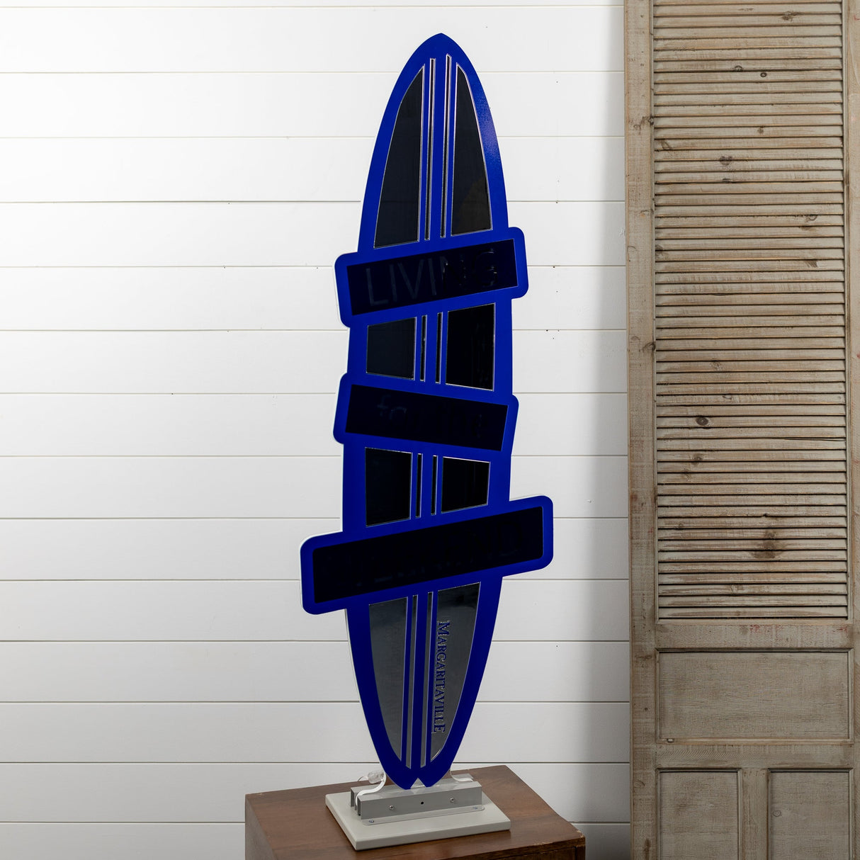 Margaritaville Surf Board EkkoLight 47"H Acrylic UL Plug