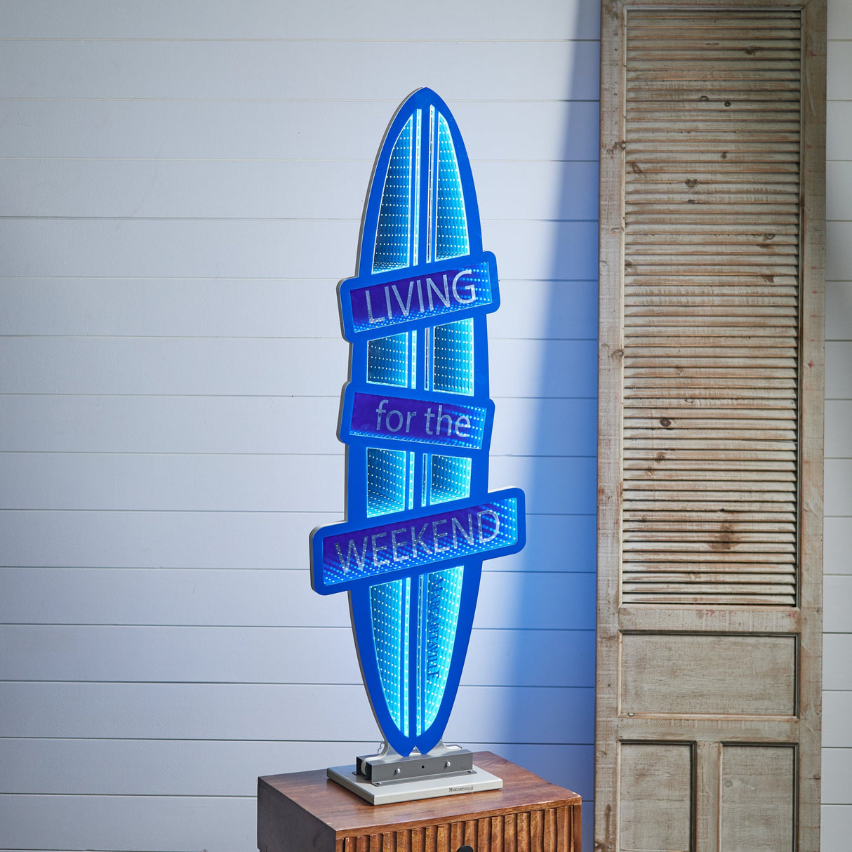 Margaritaville Surf Board EkkoLight 47"H Acrylic UL Plug