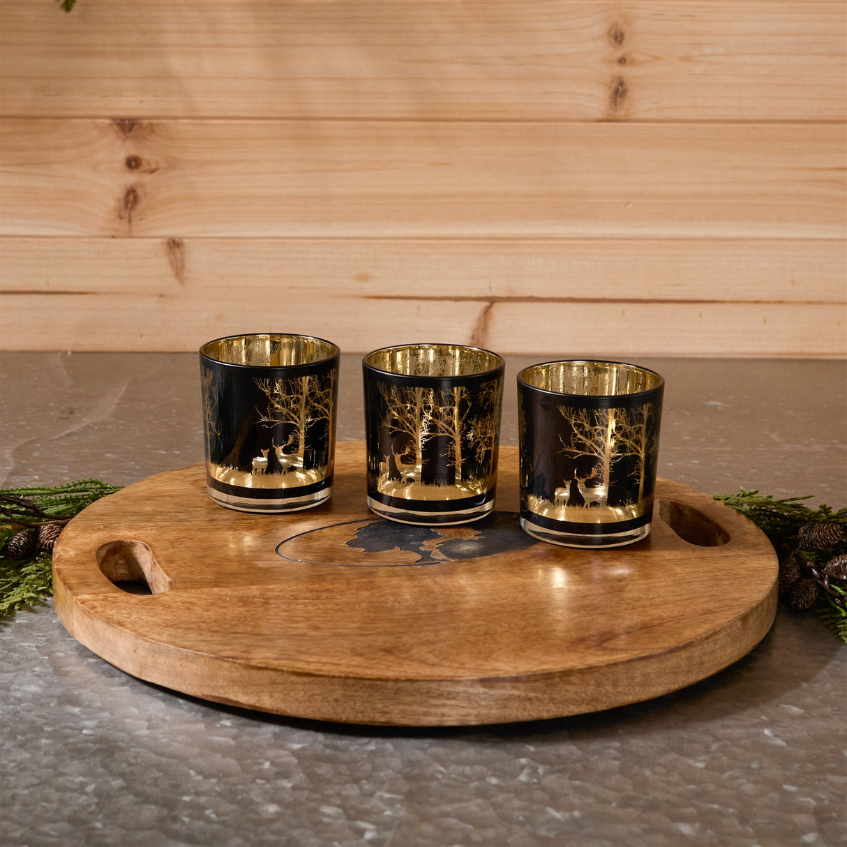 Mossy Oak Deer Votive (Set of 3)