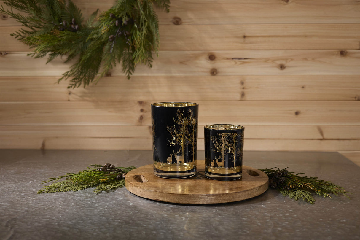 Mossy Oak Deer Candle Holder (Set of 2)