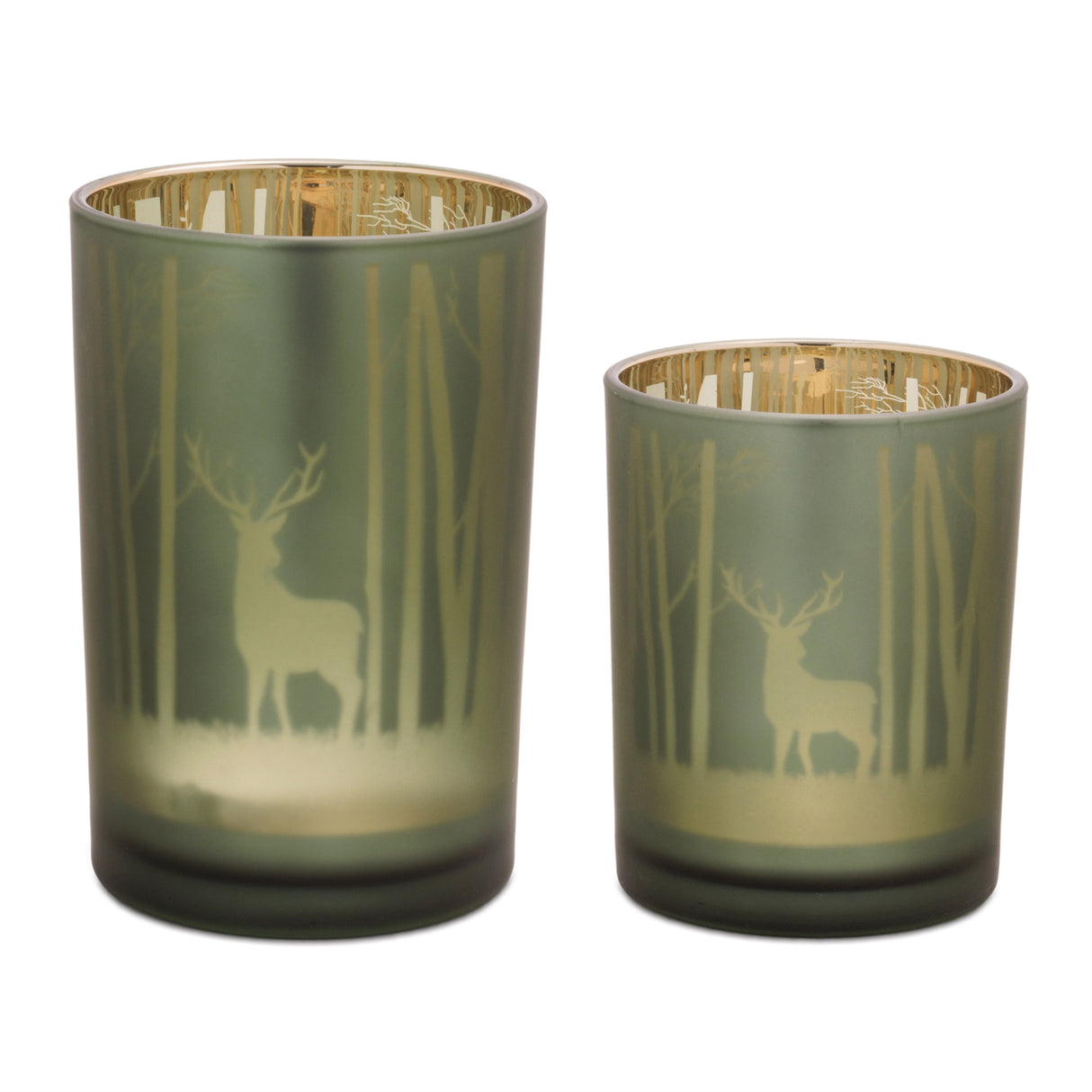 Mossy Oak Deer Candle Holder (Set of 2)