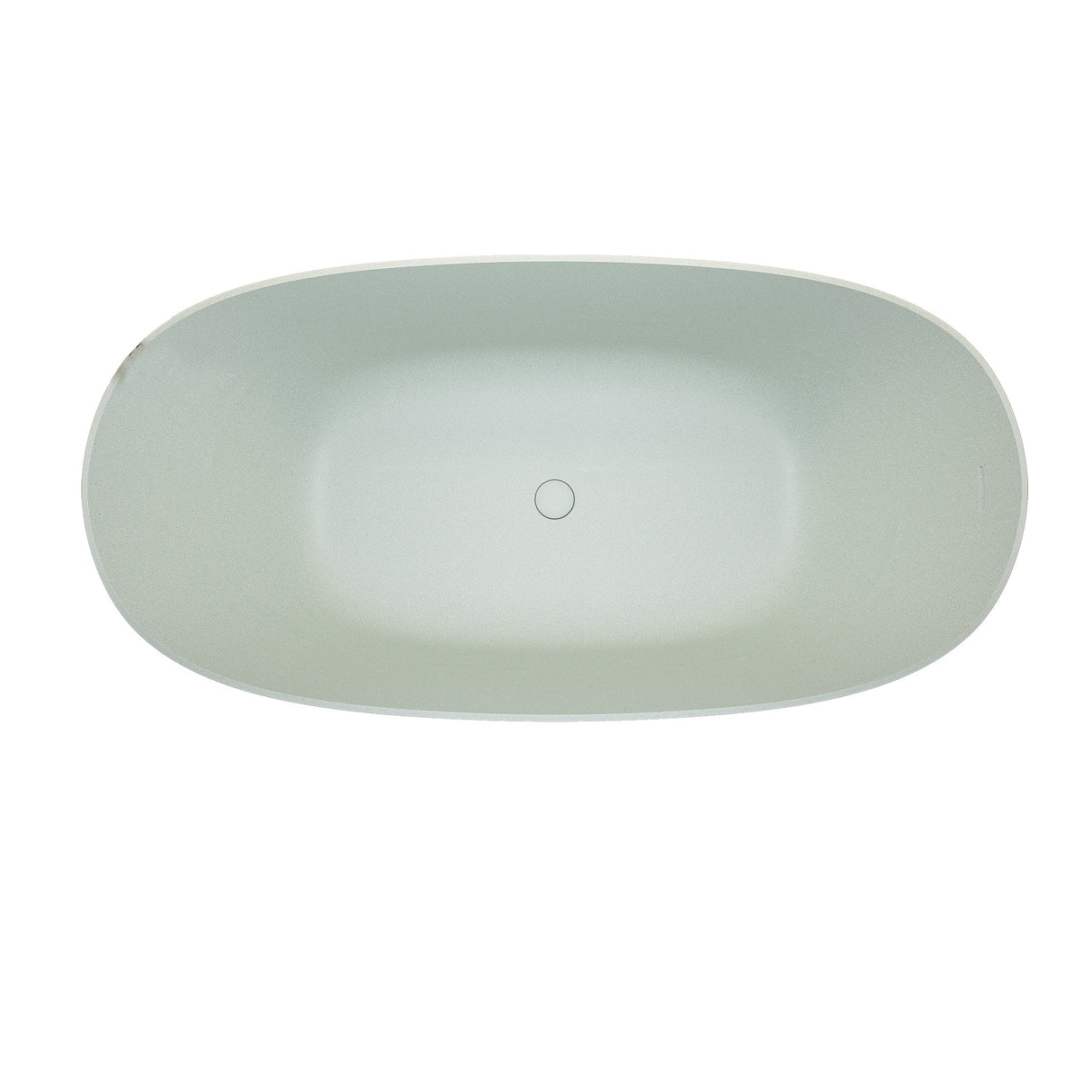 57'' Freestanding Bathtub Resin Stone Soaking Bathtub
