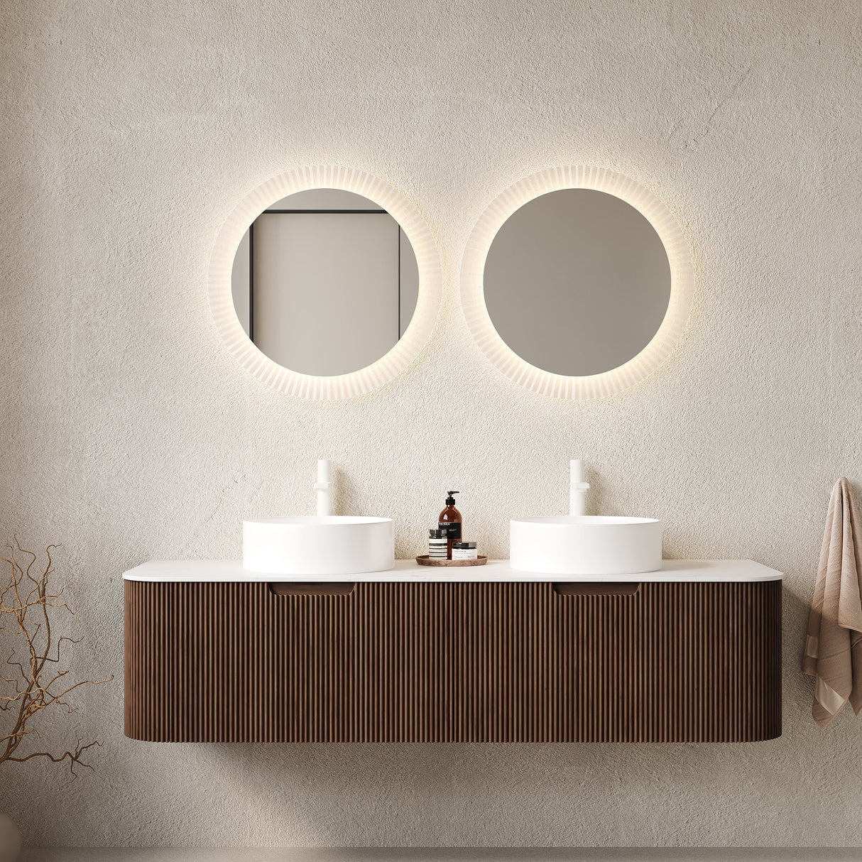 Dina 60" Bathroom Vanity & Sinks
