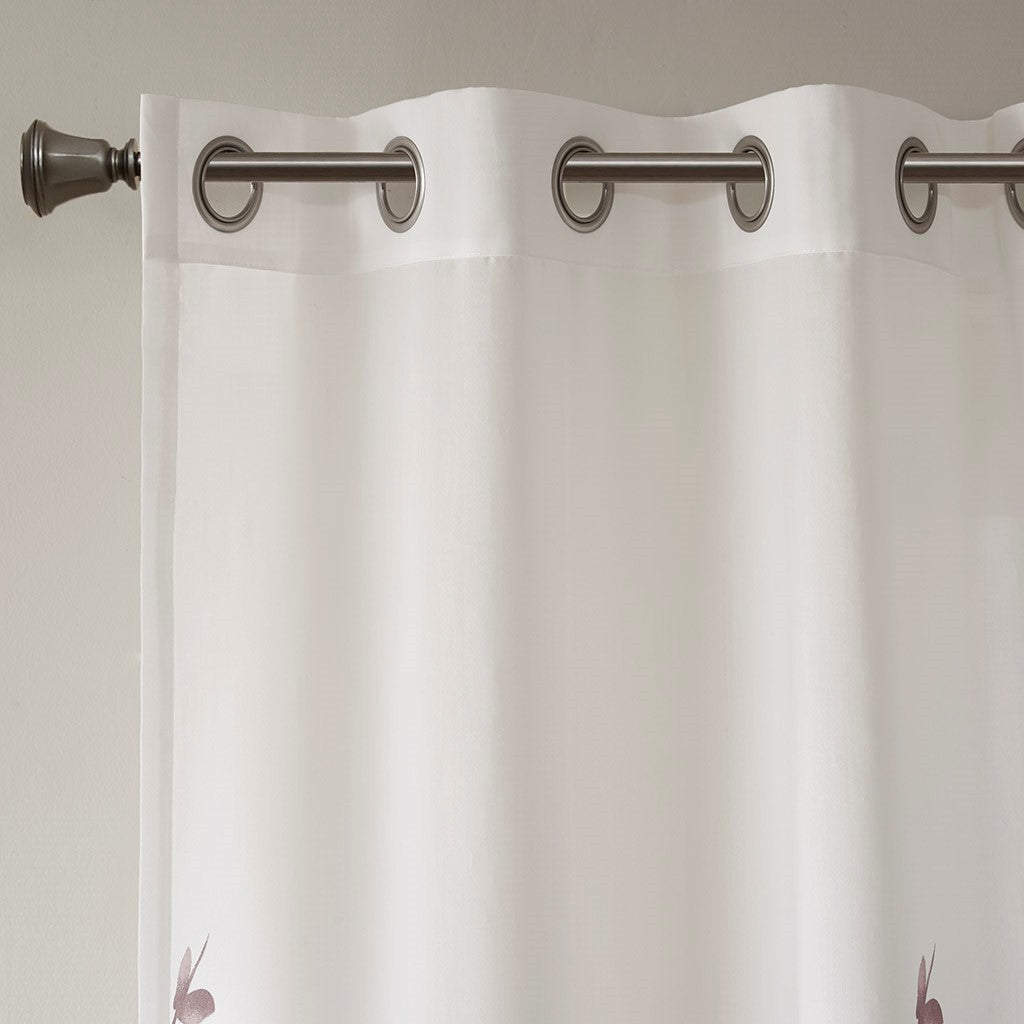 Burnout Printed Curtain Panel (Single Panel)