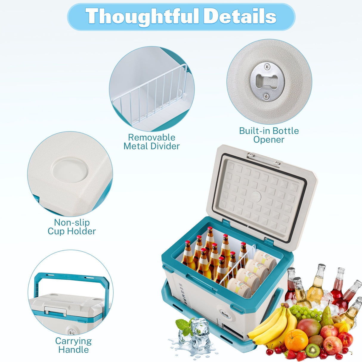 MC20 Portable Car Fridge (45W 19L) for Camping