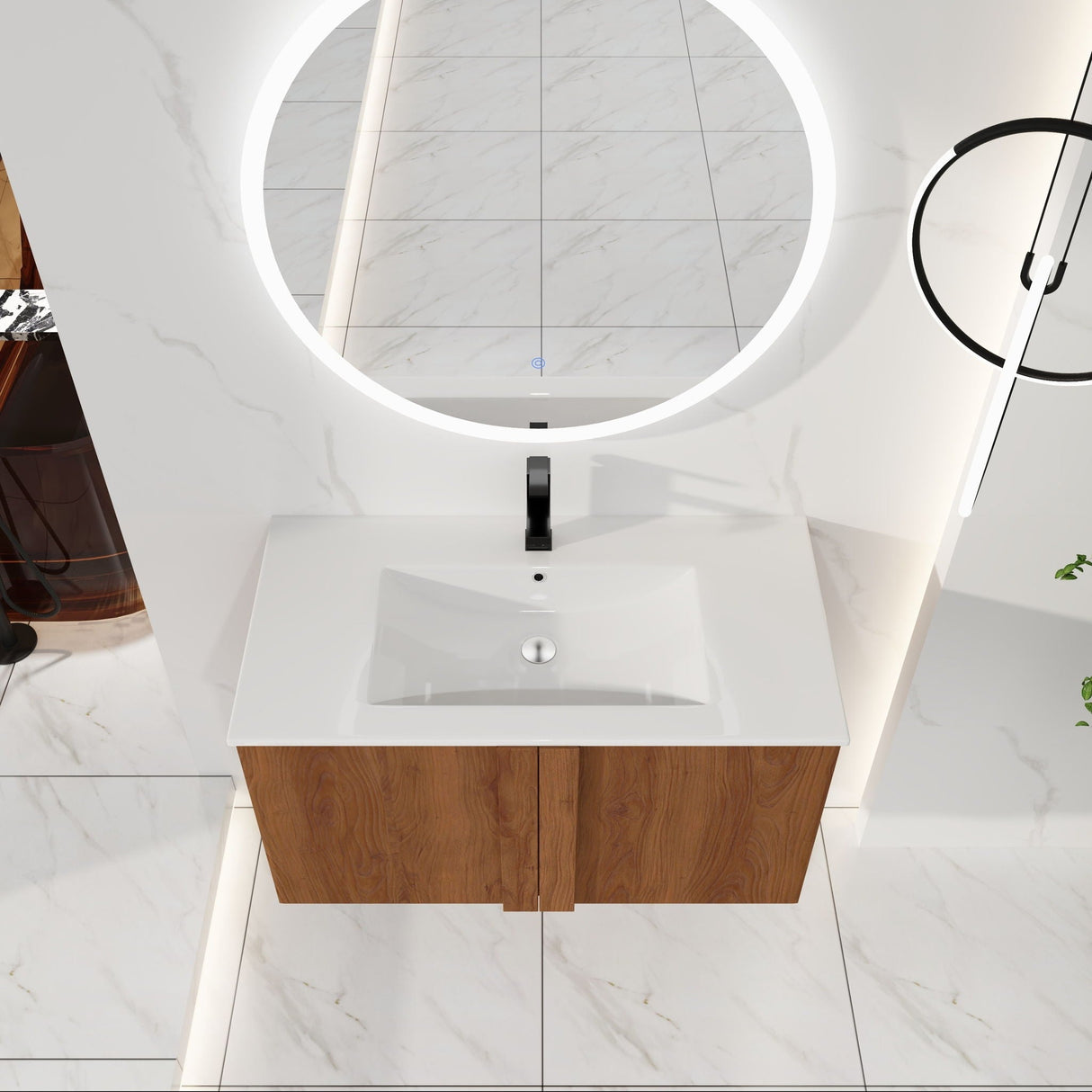 Floating Bathroom Vanity With Sink Combo