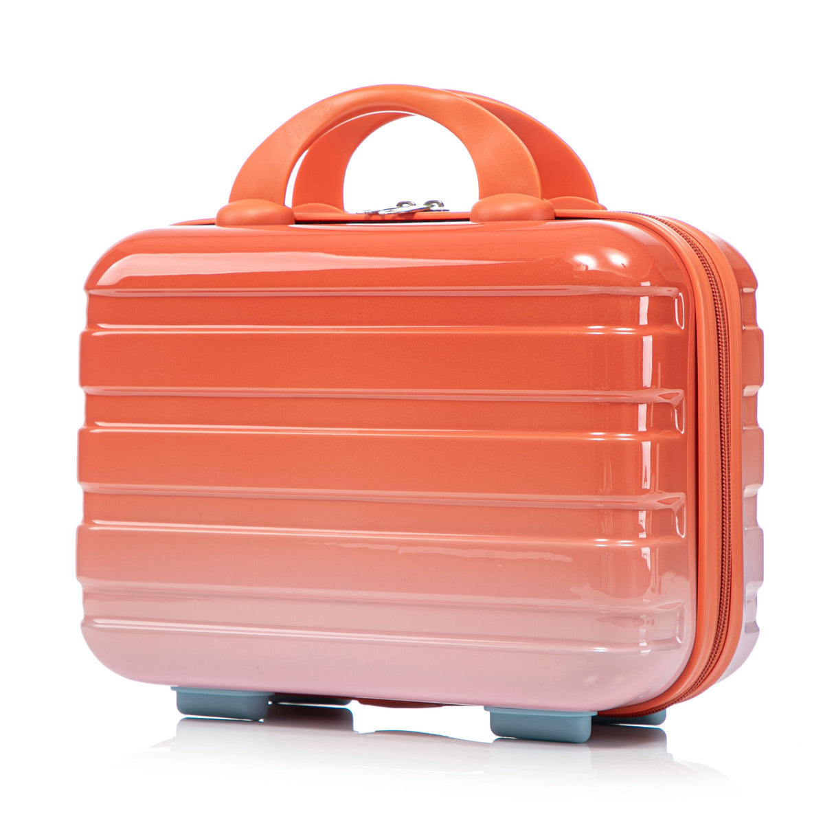 2 Pc PC Spinner Wheel Luggage Set with Gradient Color and Lock