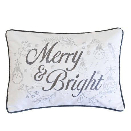 Merry-&-Bright-Christmas-Throw-Pillow-–-14x20'-White-and-Silver-Embroidered-Velvet-Lumbar-Cushion-Throw-Pillows