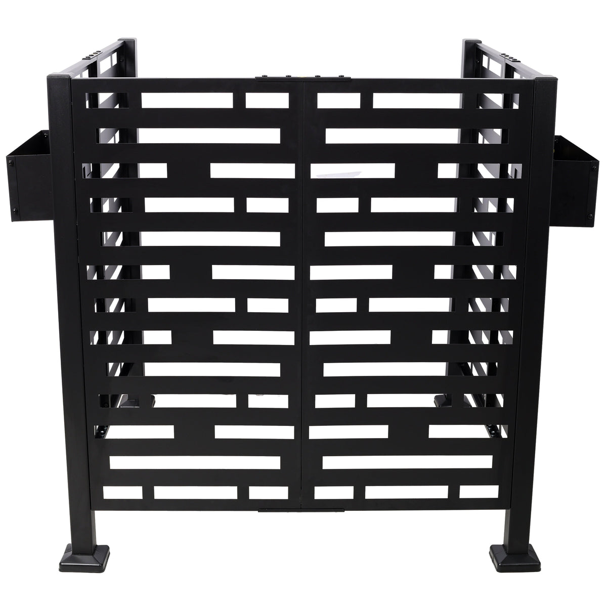 3.5x3.5FT Metal Air Conditioner Privacy Fence with Planter Boxes