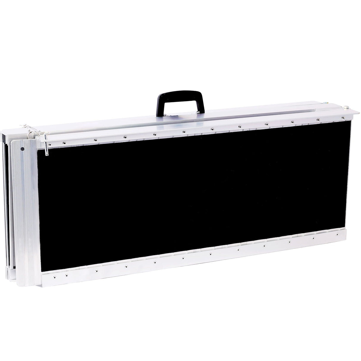 Portable And Foldable Wheelchair Ramp With Non-Skid Surface