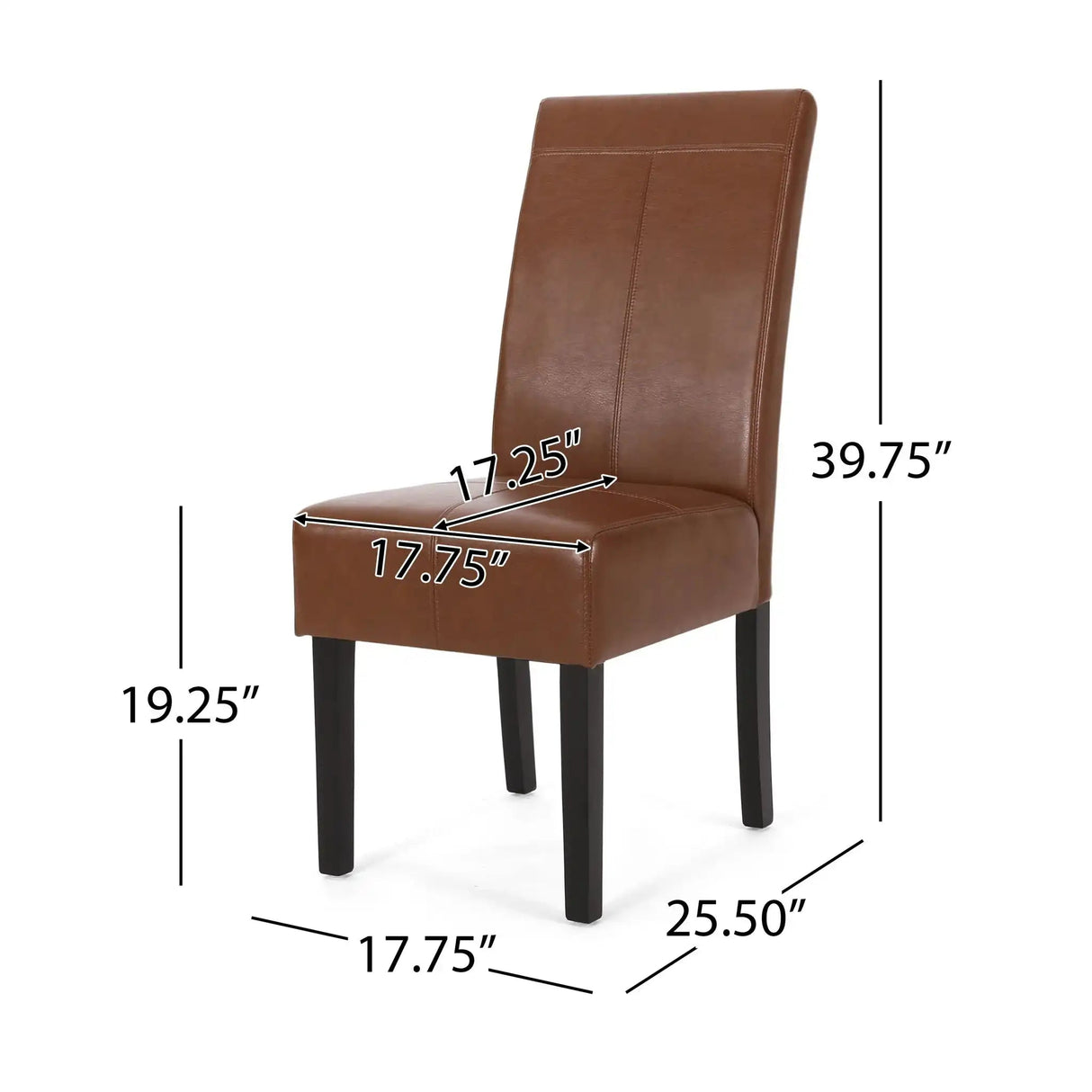 Pertica - Dining Upholstered Armless Chairs (Set of 2)