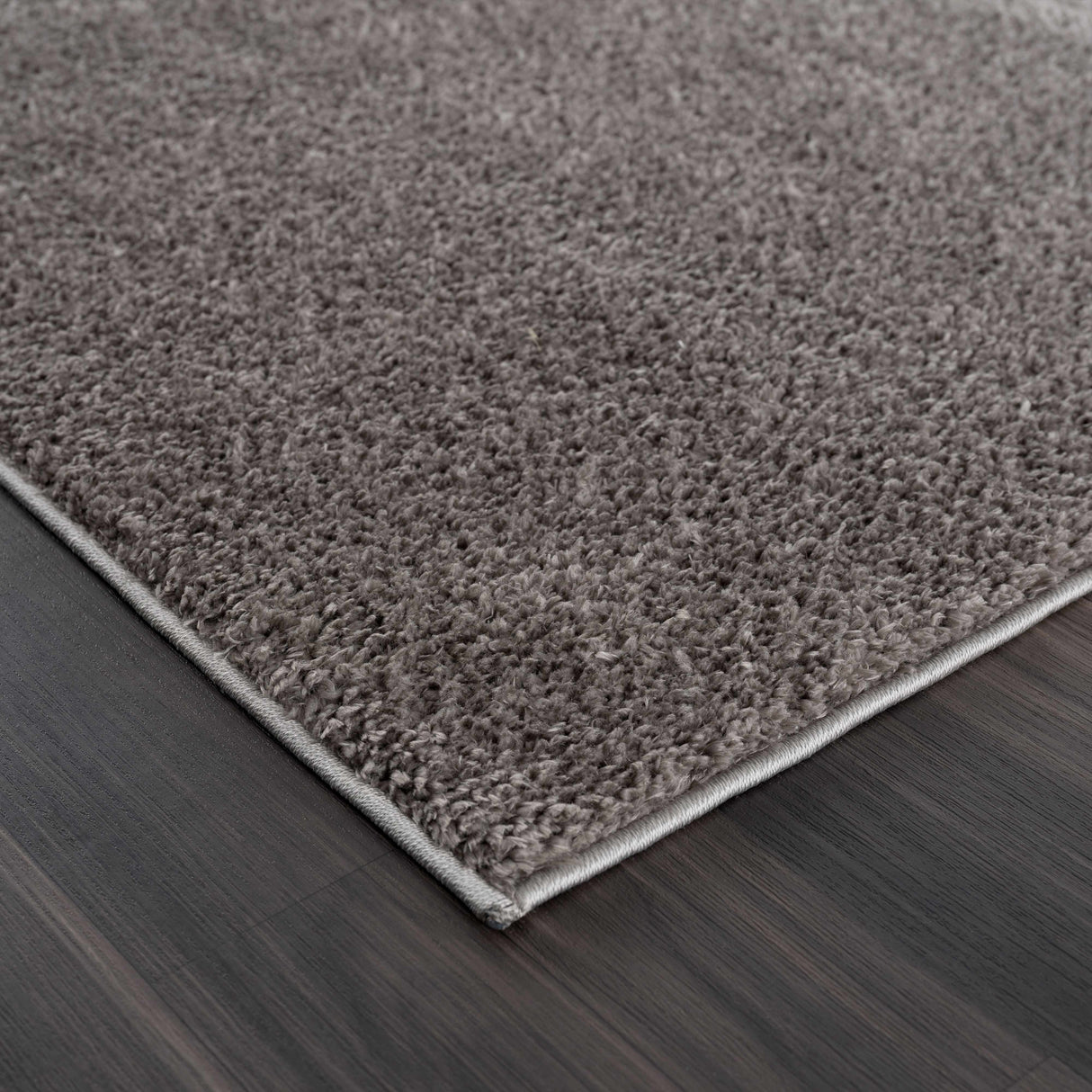Judy Solid Dark Gray Washable Shag Rug - Promo