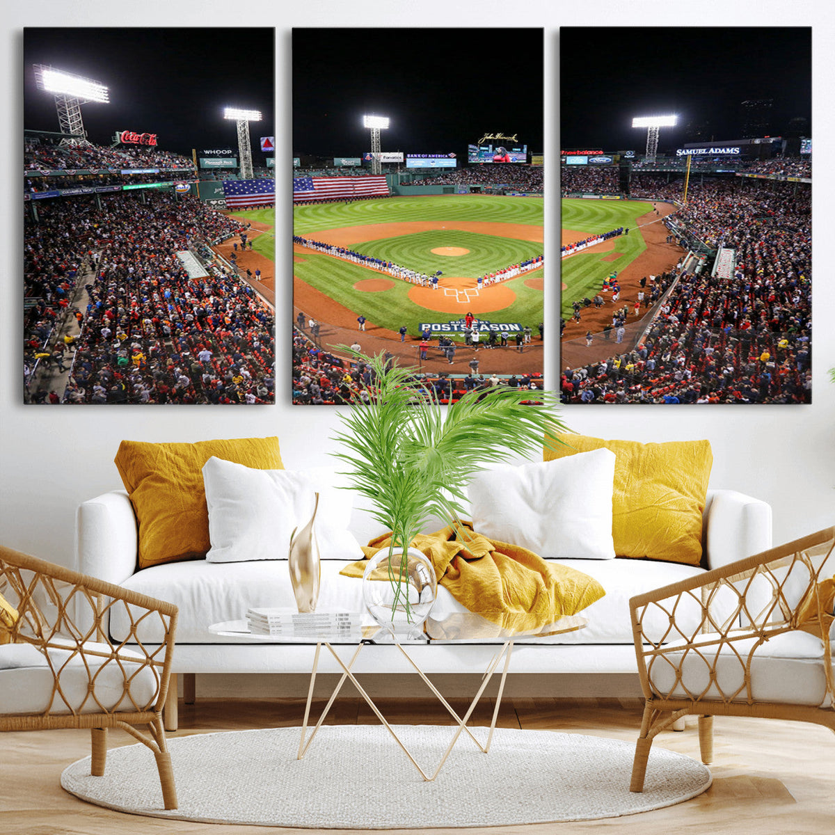 Fenway Park Wall Art Canvas Print | Large Baseball Stadium
