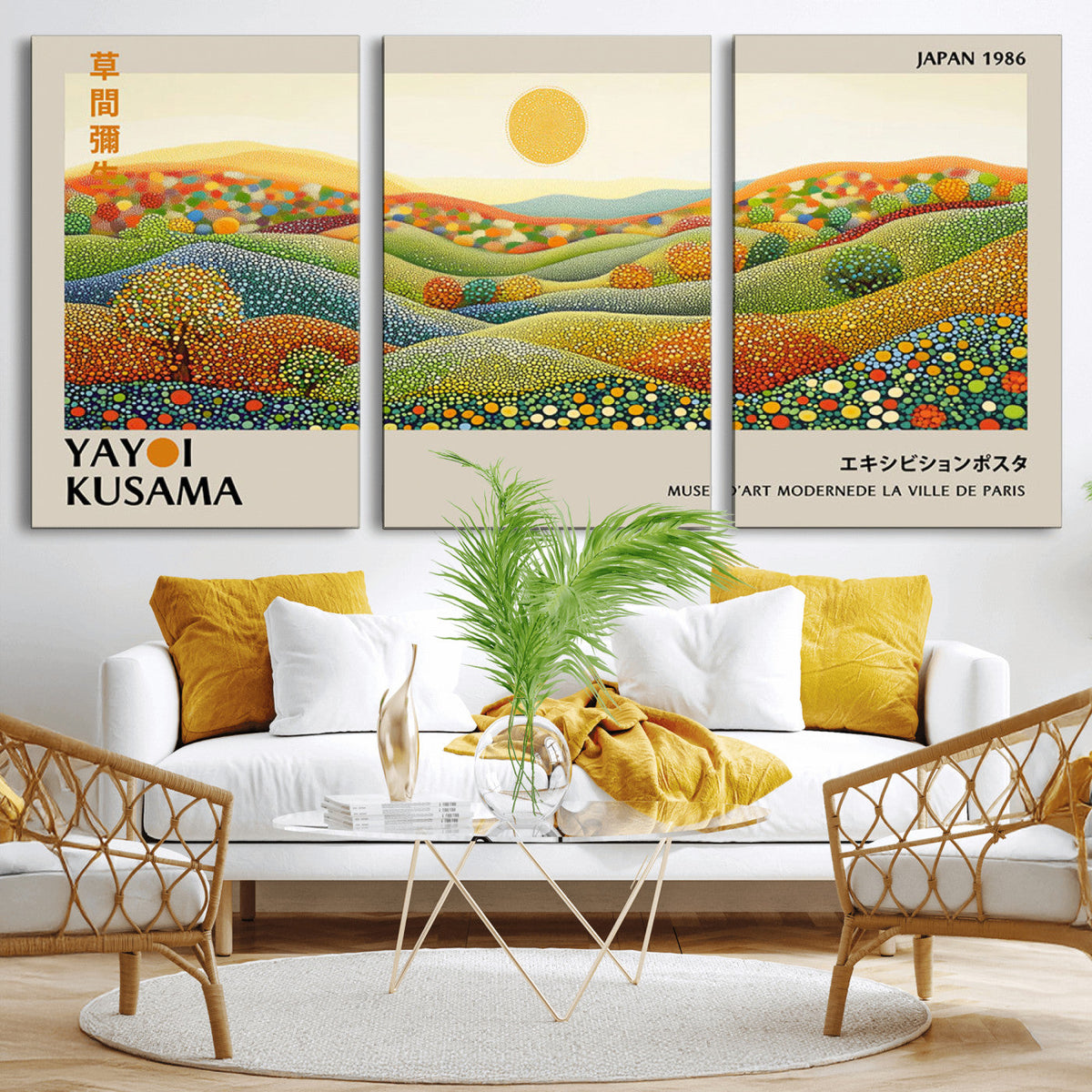 Yayoi Kusama Wall Art Print – Yayoi Kusama Wabi Sabi
