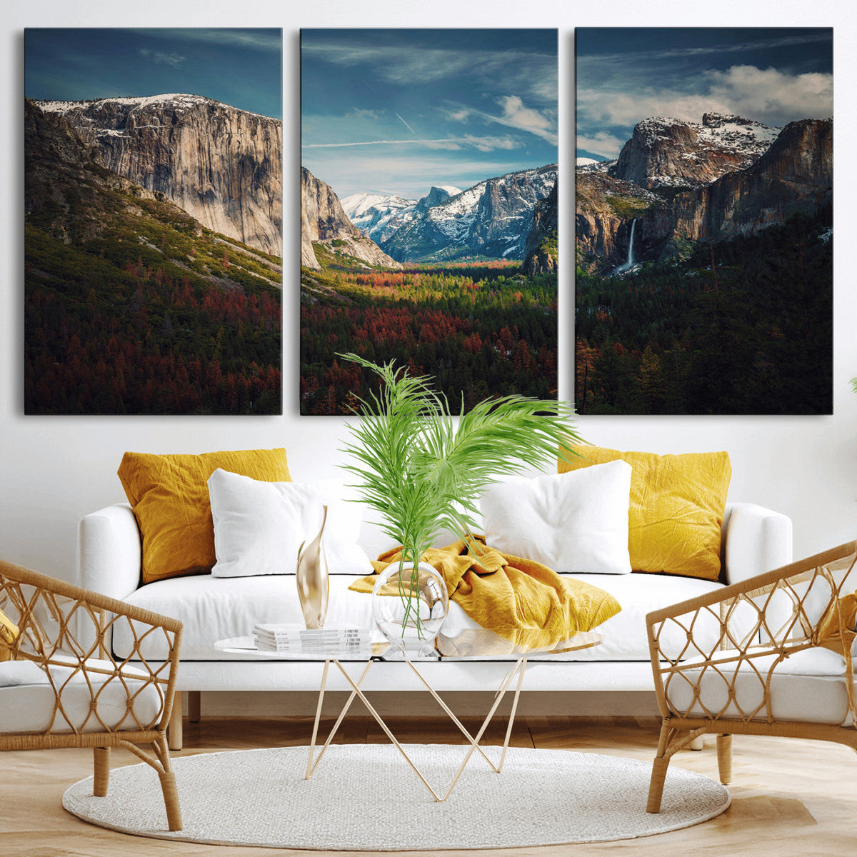 Yosemite National Park Wall Art Canvas Print – Framed